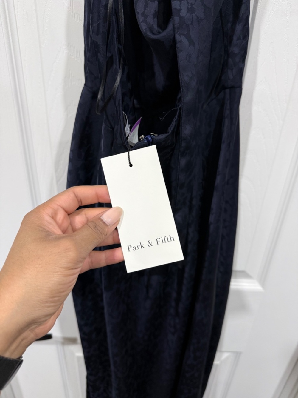Park & Fifth Ludlow Cowl Neck Dress - Picture 4 of 5